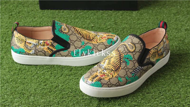 GC Brand Sneaker Low Top Tiger Pattern